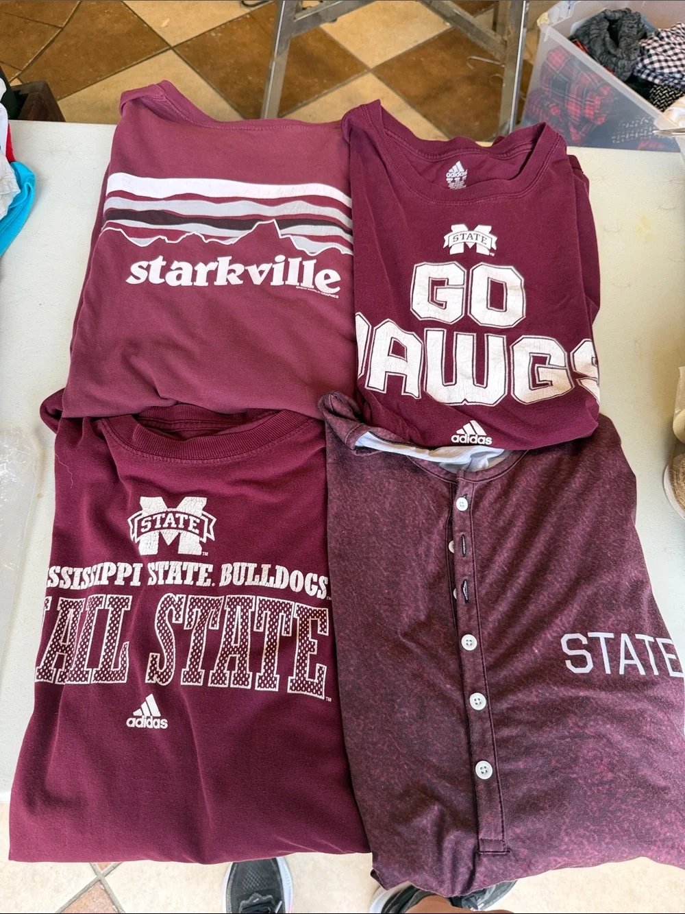 Mississippi State Maroon Graphic T-Shirt - Starkville Go Dawgs